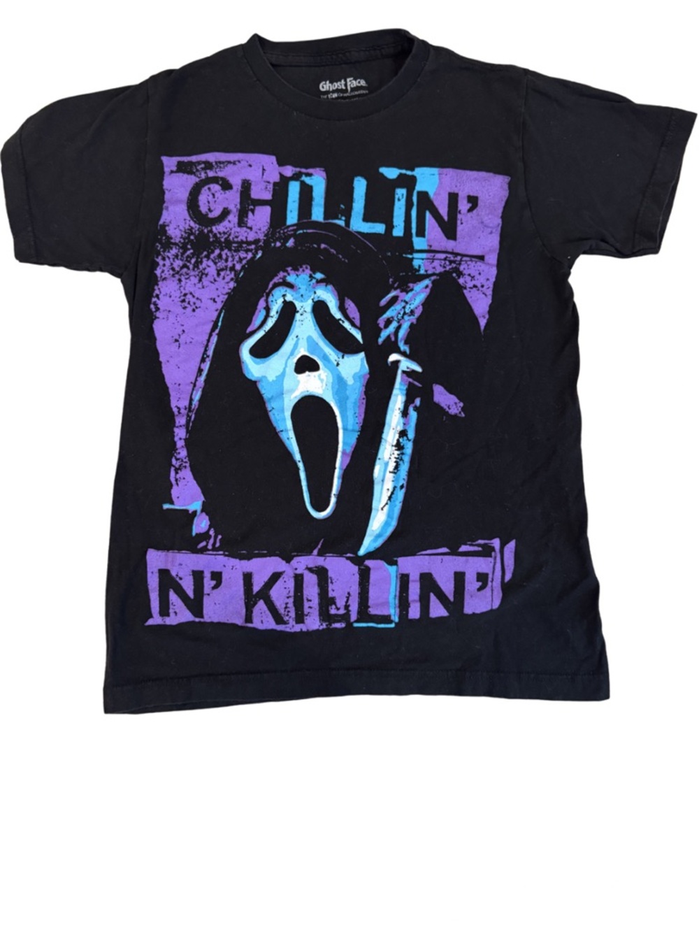 Retro style Ghost Face Chillin' N' Killin' Graphic Tee